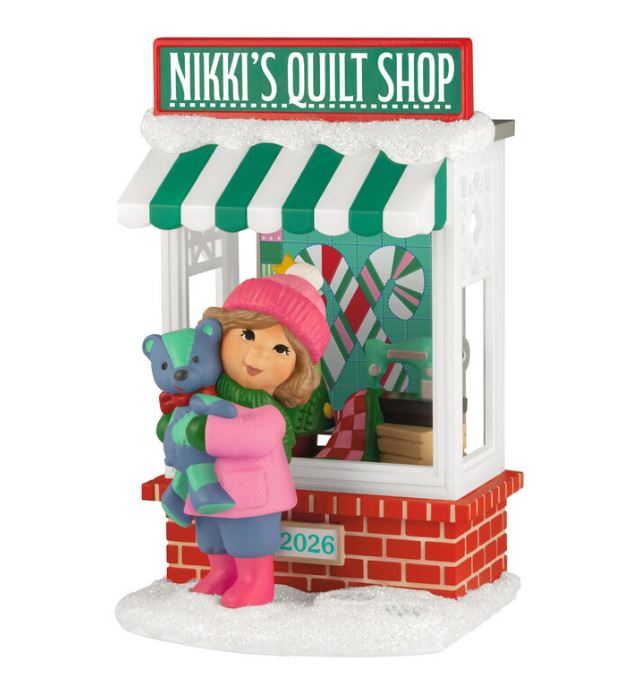 2026 Christmas Window 24th - Nikki's Quilt Shop <B> Club Exclusive</B>